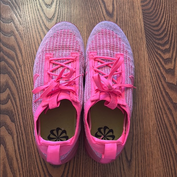 Nike Pink Air VaporMax Flyknit Sneakers - Picture 7 of 7